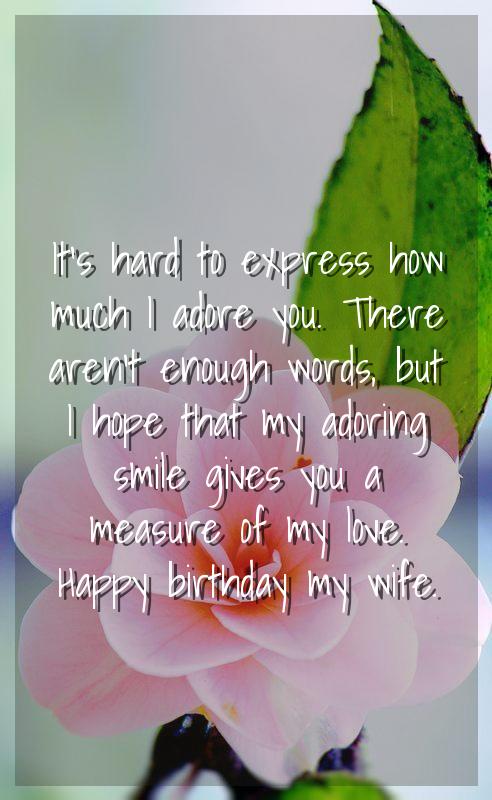 inspirational birthday wishes for wife